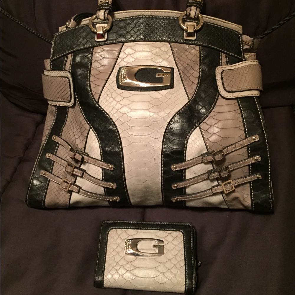 Guess Handbag and Wallet